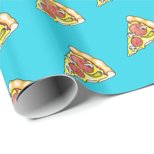 Papier Cadeau Pizza (Coin rond)