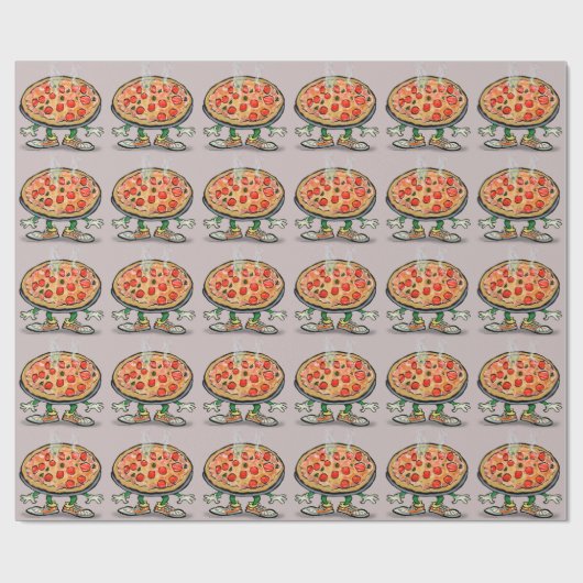 Papier Cadeau Pizza (Plat)