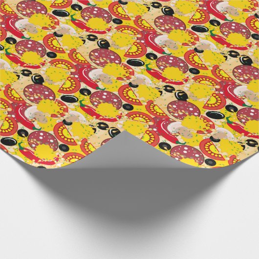 Papier Cadeau Pizza (Coin)