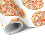 Papier Cadeau Pizza (Coin rond)