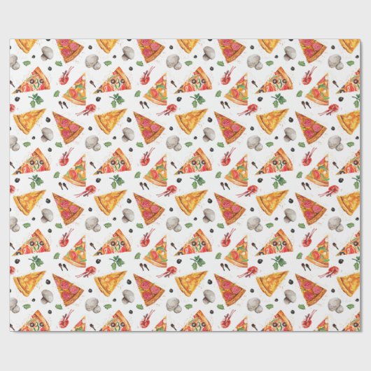 Papier Cadeau Pizza (Plat)