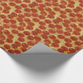 Papier Cadeau pizza au gros pepperoni (Coin)