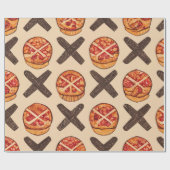 Papier Cadeau pizza cool et amusante (Plat)