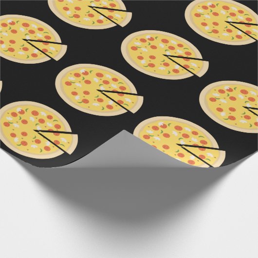PAPIER CADEAU PIZZA FUNNY WRAPPER PAPIER (Coin)