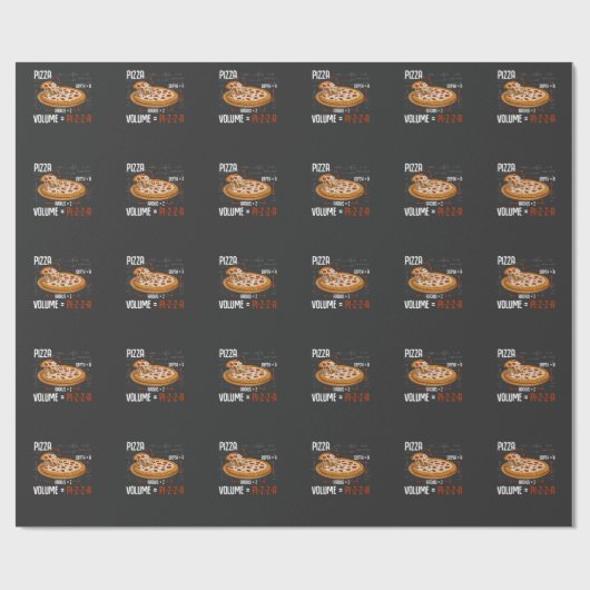 Papier Cadeau Pizza Mathematics Formule Physique de Formule Scie (Plat)