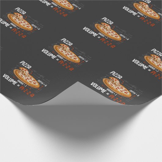Papier Cadeau Pizza Mathematics Formule Physique de Formule Scie (Coin)