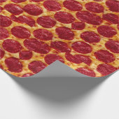 Papier Cadeau pizza pepperonis (Coin)