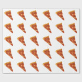 Papier Cadeau Pizza Slice - Une Partie De Pizza (Plat)