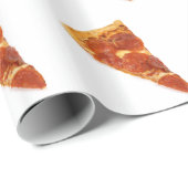Papier Cadeau Pizza Slice - Une Partie De Pizza (Coin rond)