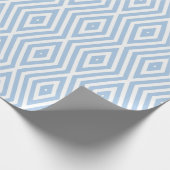 Papier Cadeau Placid Blue Moods Diamond Chevrons (Coin)