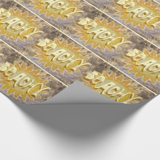 Papier Cadeau Plage (Coin)