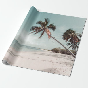 Papier Cadeau Plage à côté du cocotier