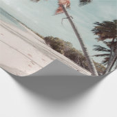 Papier Cadeau Plage à côté du cocotier (Coin)