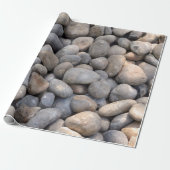 Papier Cadeau Plage côtière Beachcomber Plage Lover Pebbles Text (Déroulé)