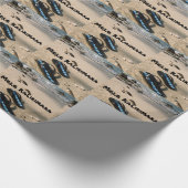 Papier Cadeau Plage de Mele Kalikimaka (Coin)