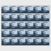 Papier Cadeau Plage de surf Surfing (Plat)
