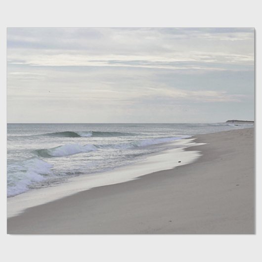 Papier Cadeau Plage d'océan (Plat)