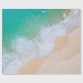 PAPIER CADEAU PLAGE EN JOURNÉE (Plat)