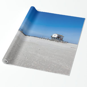 Papier Cadeau Plage en mer du Nord, Sankt Peter Ording