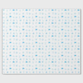 Papier Cadeau Plage grecque minimaliste (Plat)