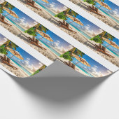 Papier Cadeau Plage incroyable (Coin)