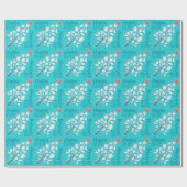 Papier Cadeau Plage Joyeuses vacances (Plat)