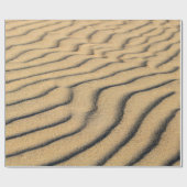 Papier Cadeau Plage sable vagues sable dunes sable (Plat)