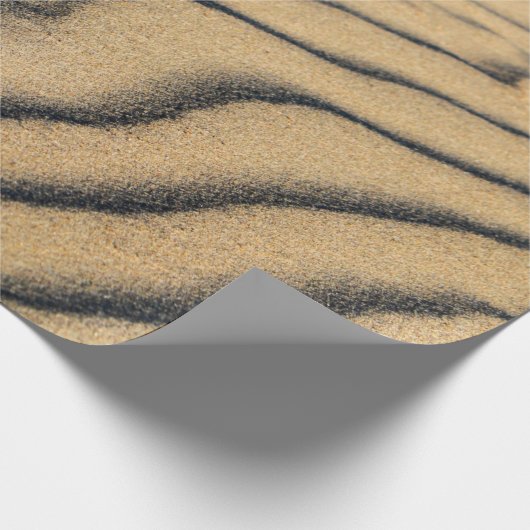 Papier Cadeau Plage sable vagues sable dunes sable (Coin)