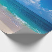 Papier Cadeau Plage Sunny Sandy Tropical Island (Coin)