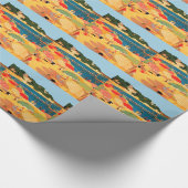 Papier Cadeau Plage vintage Côte d'Azur (Coin)