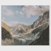 PAPIER CADEAU PLAGES DE MONTAGNE (Plat)