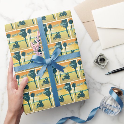 Papier Cadeau Plages du comté d'Orange, Californie (Cadeaux)