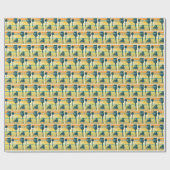 Papier Cadeau Plages du comté d'Orange, Californie (Plat)