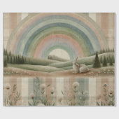 Papier Cadeau Plaid Arc-en-Ciel (Plat)