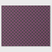 Papier Cadeau Plaid Buffalo Violet (Plat)