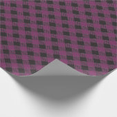 Papier Cadeau Plaid Buffalo Violet (Coin)