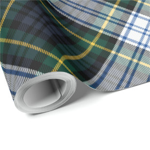 Papier Cadeau Plaid Clan Gordon Rustic Holiday Rustic Tartan