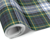 Papier Cadeau Plaid Clan Gordon Rustic Tartan (Coin rond)