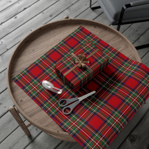 Papier Cadeau Plaid Classic Rustic Classic Stewart Tartan