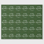 Papier Cadeau Plaid Classique Joyeux Noël Festif - (Plat)