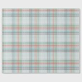 Papier Cadeau Plaid dans les couleurs pastel bleu (Plat)