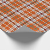 Papier Cadeau Plaid d'automne (Coin)