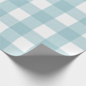 Papier Cadeau Plaid de Buffalo d'Aqua (Coin)