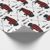 Papier Cadeau Plaid de Buffalo enveloppant Papper (Coin)