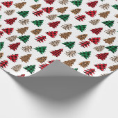 Papier Cadeau Plaid de Buffalo et Leopard (Coin)