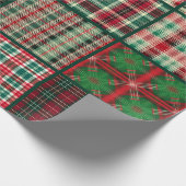 Papier Cadeau Plaid de Noël (Coin)