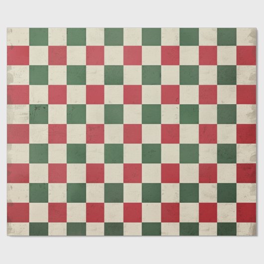 Papier Cadeau Plaid de Noël (Plat)