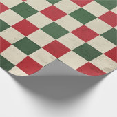 Papier Cadeau Plaid de Noël (Coin)