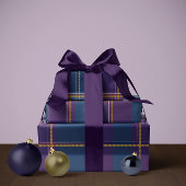 Papier Cadeau Plaid de Noël classique simple vacances