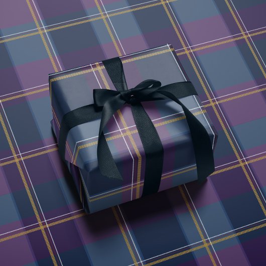 Papier Cadeau Plaid de Noël classique simple vacances